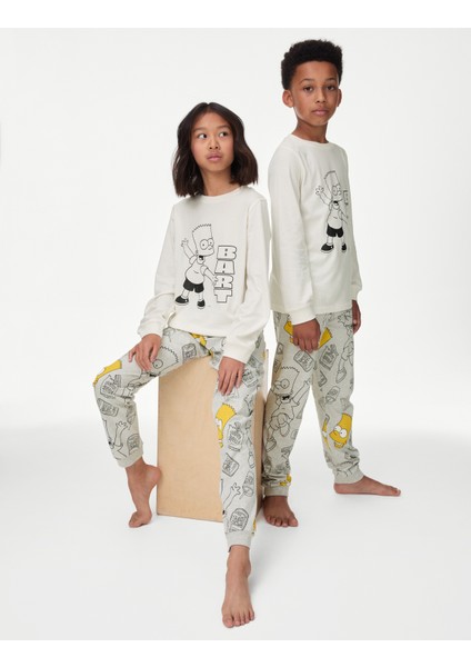 Simpsons™ Temalı Pijama Takımı (6-16 Yaş)