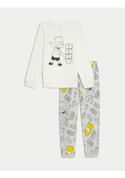 Simpsons™ Temalı Pijama Takımı (6-16 Yaş)
