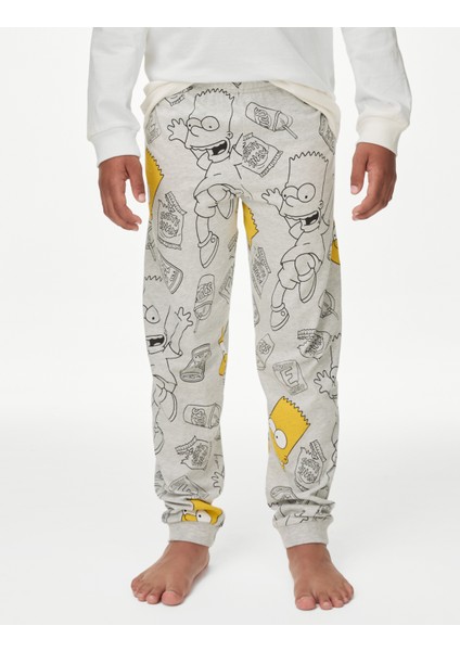 Simpsons™ Temalı Pijama Takımı (6-16 Yaş)