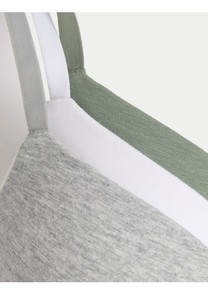 3'lü Pamuklu Push Up T-Shirt Sütyeni indirimleri