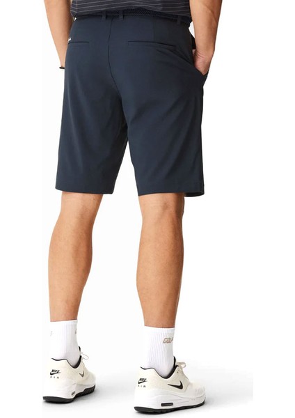 Dört Yönlü Esnek Golf Şortu Lacivert SH20209910