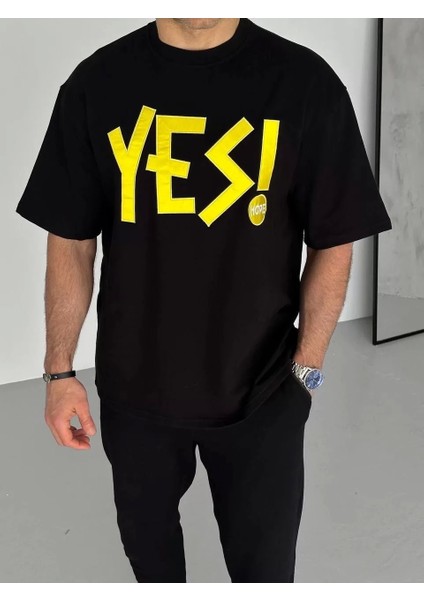 Nakış Işlemeli T-Shirt - Siyah