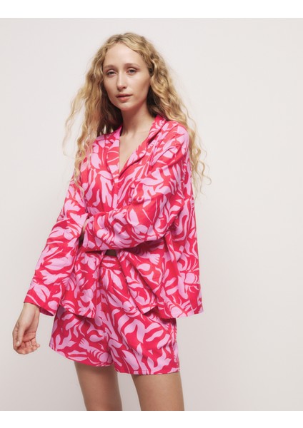 Regular Fit Şortlu Pijama Altı