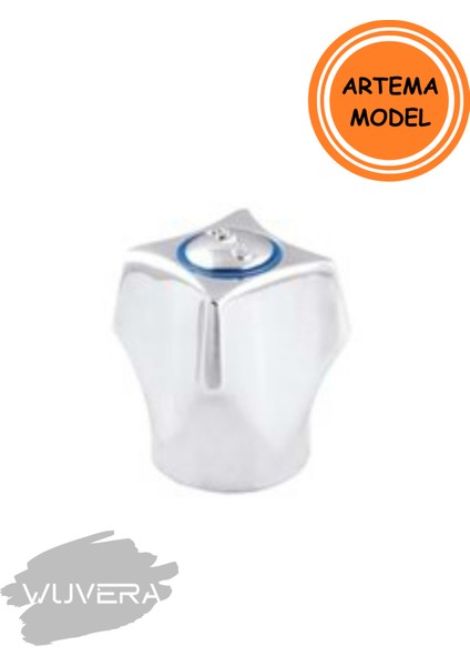 Artema Model Musluk Volanı – Salmastrasız, Zamak Gövde, Boş Model