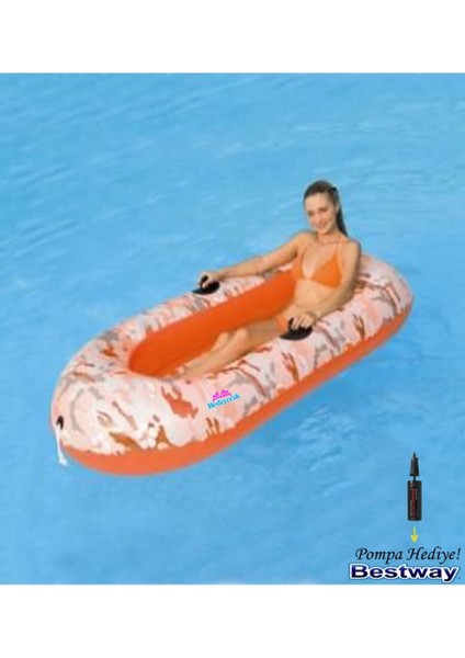 Bestway Desenli 2 Kişilik Şişme Bot 196X114 cm fiyatları
