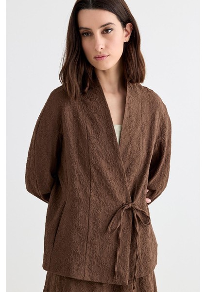 Ari Dokulu Ceket Etek Takım Kahve fiyatları