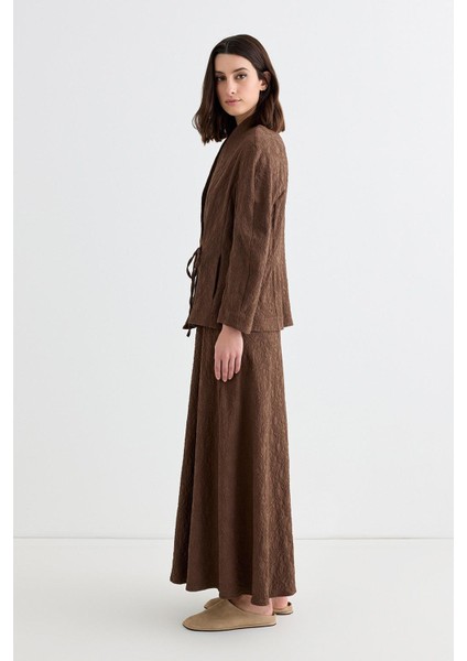 Ari Dokulu Ceket Etek Takım Kahve fırsatları