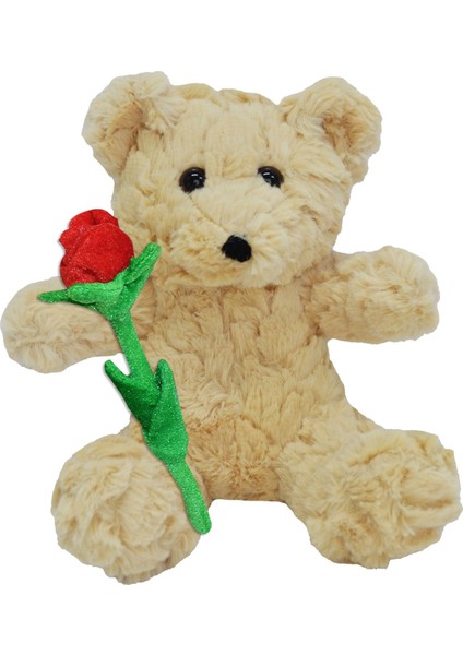 Gül Tutan Pelus Ayı 20 cm 78754