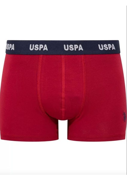 Erkek, Lisanslı, Uspa, 6'lı Boxer Set (Kutulu)