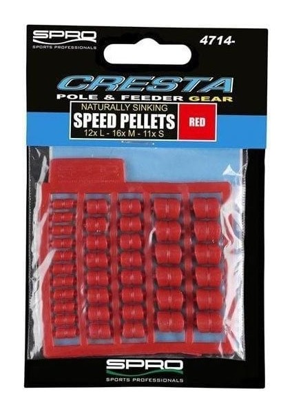 D. Spro Cresta Speedpellet Kırmızı 12L+16M+11S