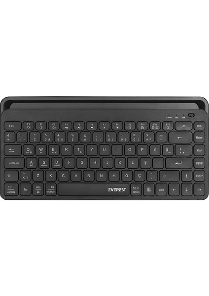 KB-BT66 Siyah 2.4g+Bt1+Bt2 Üçü Bir Arada 3 In 1 Q Kablosuz Klavye