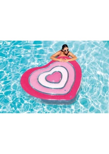 Intex Kalp Desenli Deniz Yatağı 1.68 M x 1.42 M