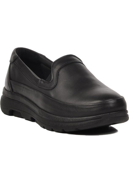 Siyah Deri Kadın Günlük Ayakkabı Forex 1049 Z