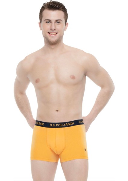 Erkek, Lisanslı, Uspa, %95 Pamuk, %5 Elastan, 3'lü Boxer Set (Kutulu)