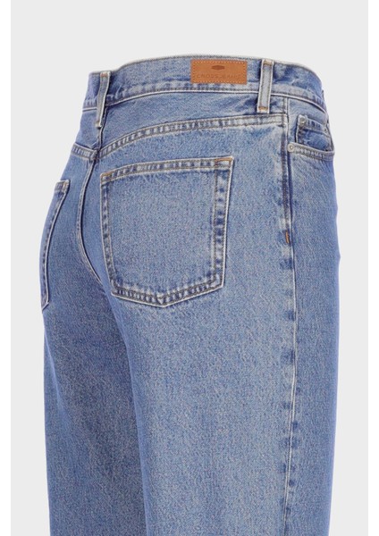 Ariana Açık Mavi Yüksek Bel Patı Fermuarlı Mom Jean Pantolon C 4525-189 modelleri