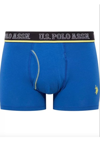 Erkek, Lisanslı, Uspa, %95 Pamuk, 5 Elastan, 3'lü Boxer Set