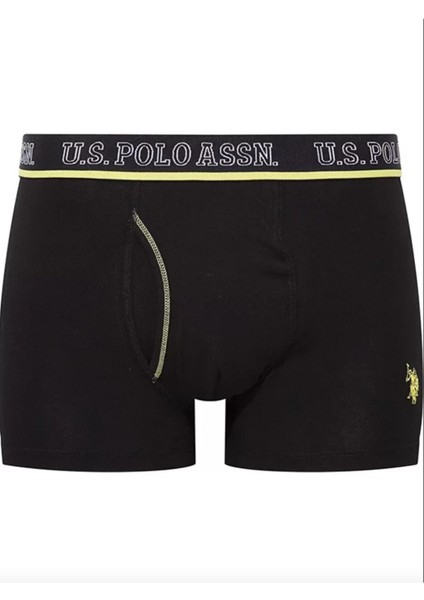 Erkek, Lisanslı, Uspa, %95 Pamuk, 5 Elastan, 3'lü Boxer Set