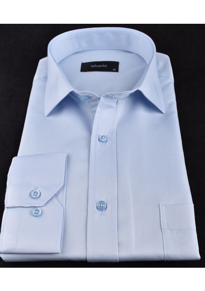 ADV-2610 Mikro Saten Klasik Gömlek /mavi/m fiyatları