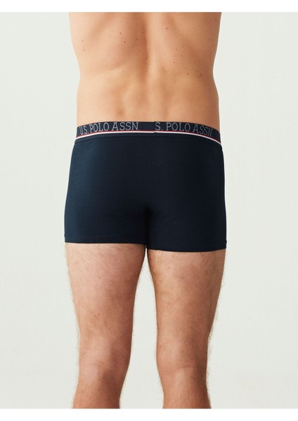 Erkek, Lisanslı, Uspa, Lacivert-Gri, 3'lü Boxer modelleri