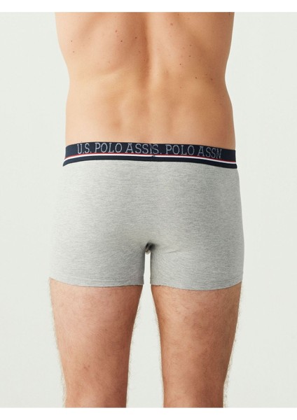 Erkek, Lisanslı, Uspa, Lacivert-Gri, 3'lü Boxer fırsatları