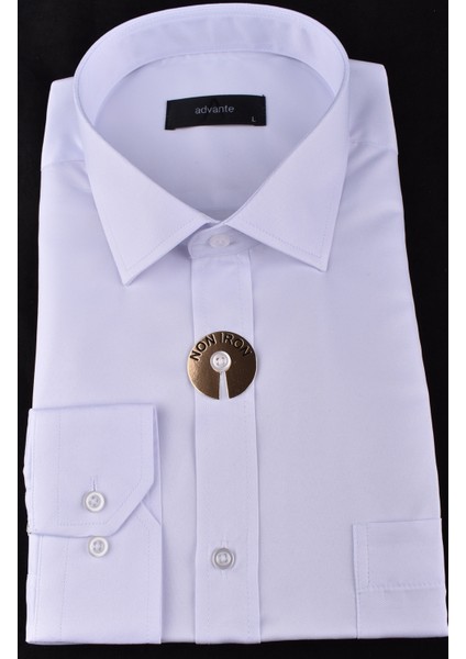 ADV-2610 Mikro Saten Klasik Gömlek /beyaz/m indirimleri