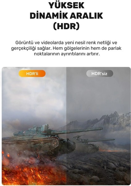 3119 HDMI 2.1 Kablo 8K Ultra Hdtv 3 Metre, 8k 60Hz, 4K 120Hz, 7680P Hdr 2.1V 48GBS Görüntü Kablosu