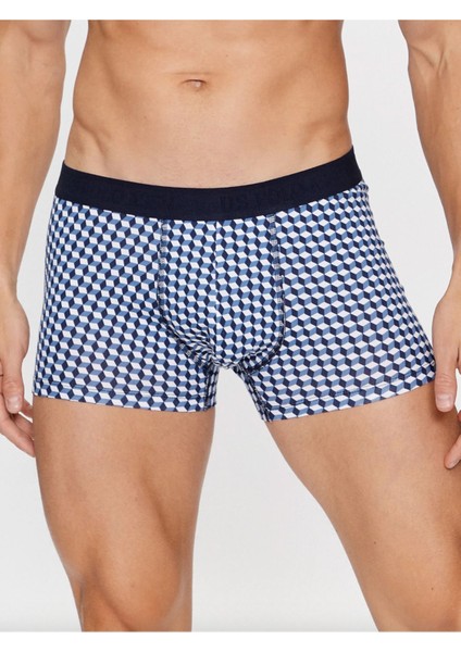Erkek, Lisanslı, Uspa, %95 Pamuk, %5 Elastan, 3'lü Boxer Set (Kutulu)