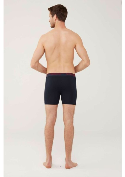 Erkek, Lisanslı, Uspa, 3'lü Uzun Paçalı Boxer Set (Kutulu)