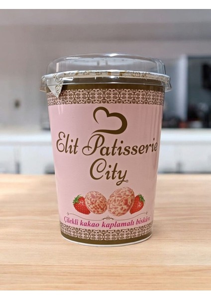 Çilekli Kakao Kaplamalı Bisküvi (140 gr) 1 Adet