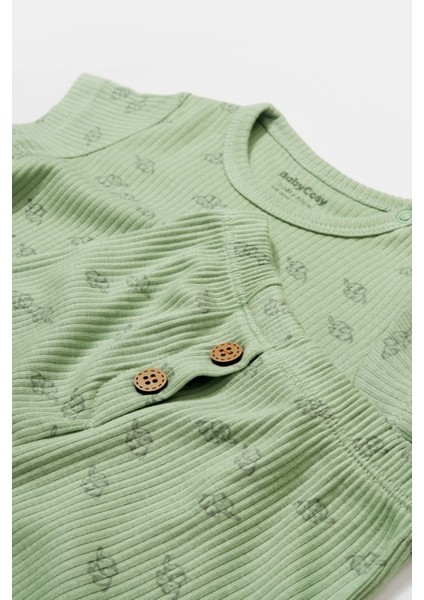 Bebek Şort ve Tişört Takımı, %50 Modal Kumaş - %50 Organik Pamuk, Bebek ve Yenidoğan Serisi - CSYM11705