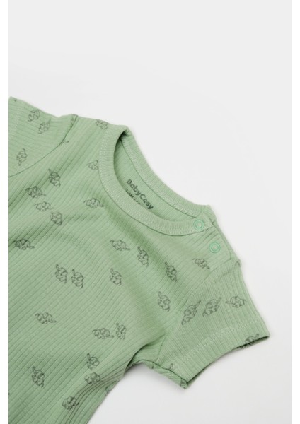 Bebek Şort ve Tişört Takımı, %50 Modal Kumaş - %50 Organik Pamuk, Bebek ve Yenidoğan Serisi - CSYM11705 fiyatları