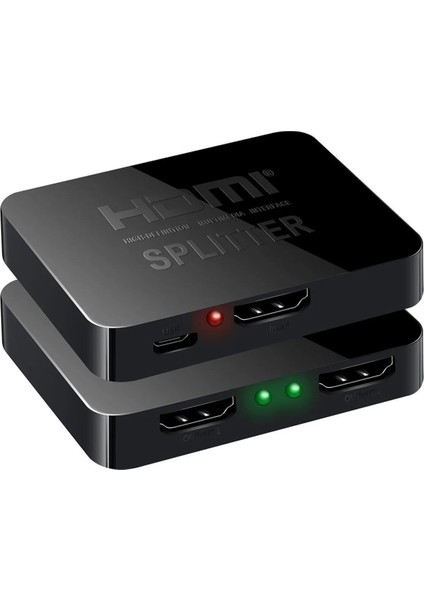 3140 4K 2 Port HDMI Splitter Switch Çoklayıcı Çoğaltıcı Ekran Adaptör