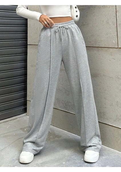 Kadın Bol Paça Çımalı Rahat Giyim Eşofman Altı fırsatları