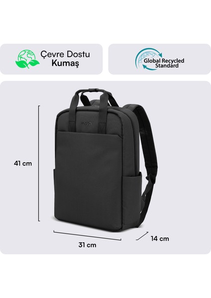 MCE-1521 15.6" Nova Eco Notebook Sırt Çantası Siyah