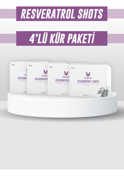 Resveratrol Shot Kür Paketi (4 Kutu)