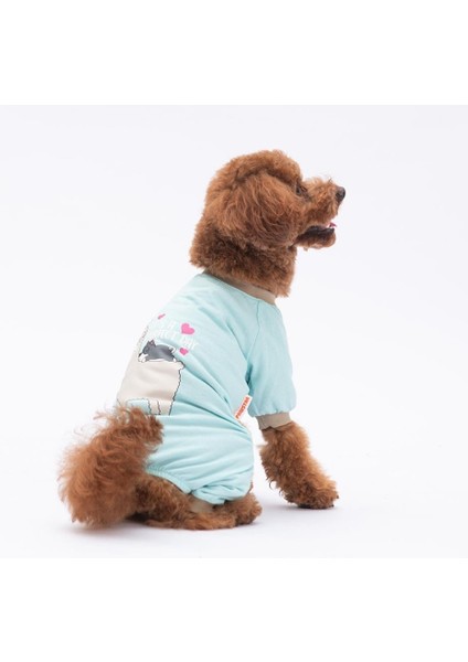 Lama&Dog Küçük Irk Köpek Penye Tulum Pijama modelleri
