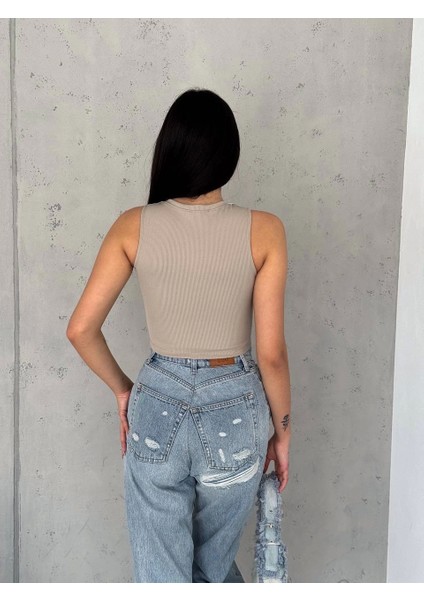 Fitilli Kaşkorse Yakası Zincirli Atlet Vizon fırsatları