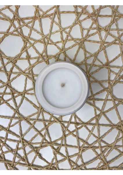 Beyaz Beton Kap Incir Kokulu %100 Soya Mumu fırsatları