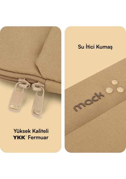 MCE-1503 14.1" Nova Eco Notebook Sleeve Camel