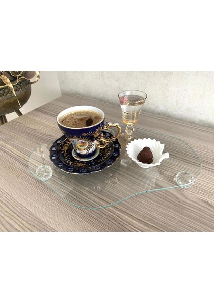 Cam Sunumluk Sephpa Üstü Pasta Tabağı Kahve Sunumu fiyatları