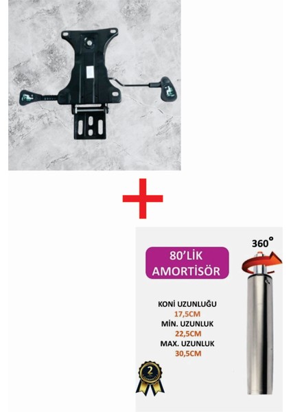 Çift Kollu Kuyruklu Mekanizma+80'lik Krom Piston