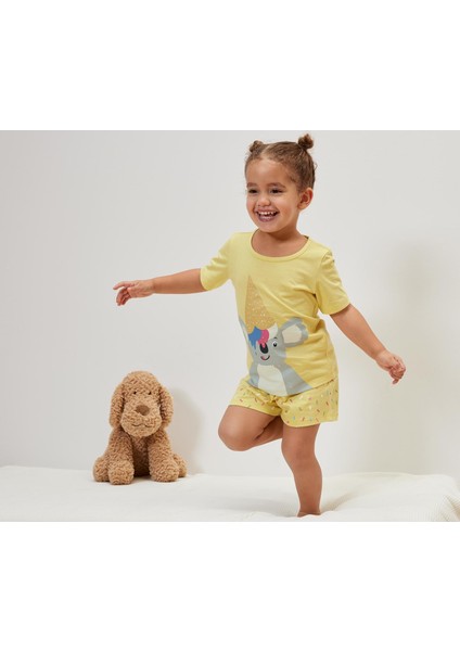 Çocuk Şortlu Pijama Takımı, Koala