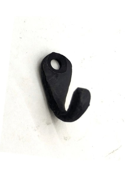 Antika Tarz Dekoratif Pirinç Tekli Mini Askı - 27 x 11 Mm, Oksit - Lisinya