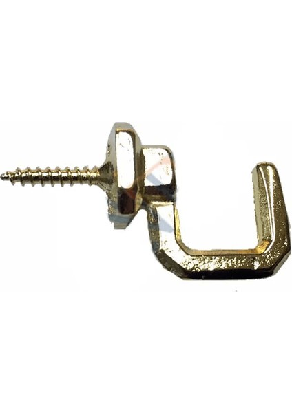Vidalı Kanca, Askı Büyük - 15 x 23MM, Sarı - 1 Adet - Lisinya