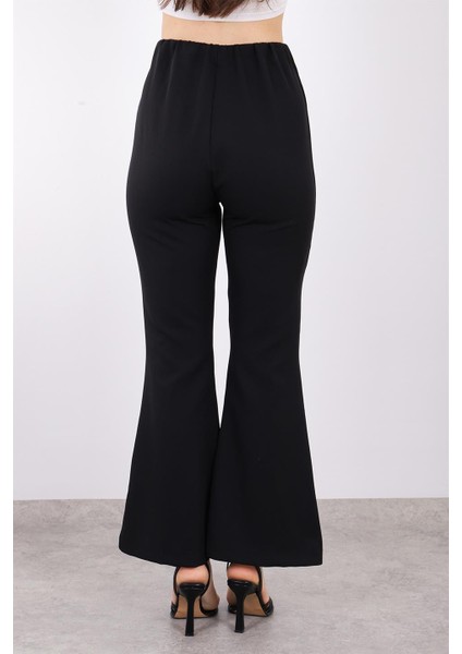 Kadın Trousers Yüksek Bel Lastikli Ispanyol Pantolon Soul 18114