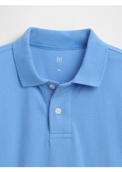 Erkek Çocuk Mavi Pique Polo T-Shirt fiyatları