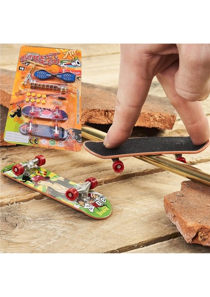 Mini Skate Board Finger Parmak Kaykay Scooter ve Aksesuarlar Parmak Kay Kay Oyun Seti