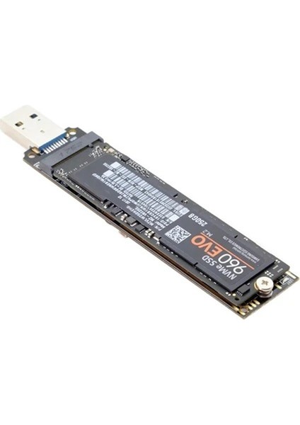 3009 M.2 Nvme SSD To USB 3.0 Pci-E Express M-Key Çevirici Dönüştürücü Adaptör Kutusu