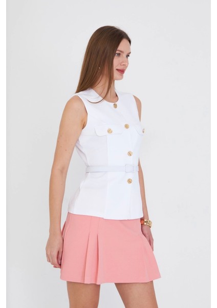 Kadın Bisiklet Yaka Kolsuz Yelek indirimleri