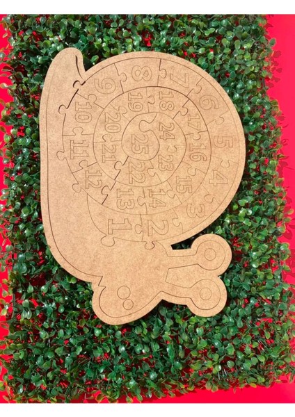 Boyanabilir Salyangoz Puzzle|39*30 CM|EO6003